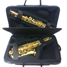 Tortajada Double Soprano & Alto Saxophone Case